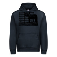 Navy beautiful jim key  performing horse Urban Hoodie - linhVisuals