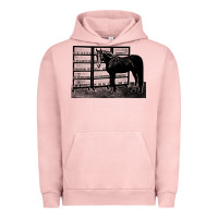 Pigment Salmon beautiful jim key  performing horse Urban Hoodie - linhVisuals