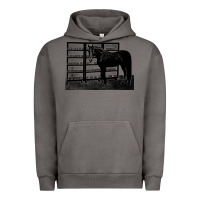 Pigment Tornado beautiful jim key  performing horse Urban Hoodie - linhVisuals