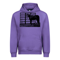 Tulip beautiful jim key  performing horse Urban Hoodie - linhVisuals