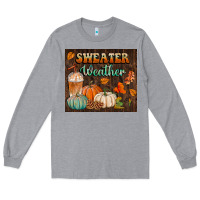Heather Grey sweater weather tumbler Long Sleeve Tee - BundleAndBundleShop