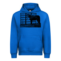Cobalt beautiful jim key  performing horse Urban Hoodie - linhVisuals
