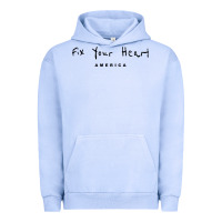 Pigment Grape Ice Fix your heart america Urban Hoodie - linhVisuals