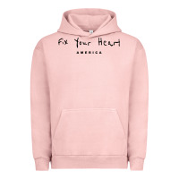 Pigment Salmon Fix your heart america Urban Hoodie - linhVisuals