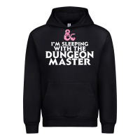 Black I'm sleeping with the dungeon master Urban Hoodie - linhVisuals