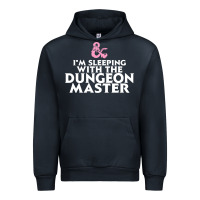 Navy I'm sleeping with the dungeon master Urban Hoodie - linhVisuals