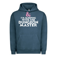Pigment Midnight Navy I'm sleeping with the dungeon master Urban Hoodie - linhVisuals