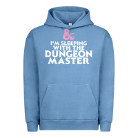 Pigment Pebble Blue I'm sleeping with the dungeon master Urban Hoodie - linhVisuals