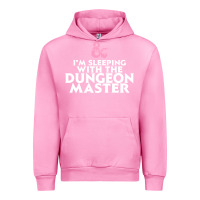 Fuchsia Pink I'm sleeping with the dungeon master Urban Hoodie - linhVisuals