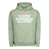 Pigment Oil Green I'm sleeping with the dungeon master Urban Hoodie - linhVisuals