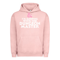 Pigment Salmon I'm sleeping with the dungeon master Urban Hoodie - linhVisuals