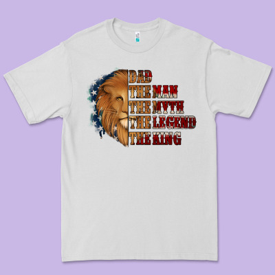 Dad The Man The Myth The Legend The King Premium Tee Designed By Jasminsmagicworld