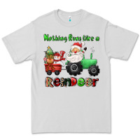 Dove Grey nothing runs like a reindeer Premium Tee - CowGirlArtShop