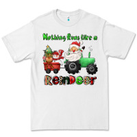 White nothing runs like a reindeer Premium Tee - CowGirlArtShop