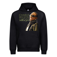 Black Charlie Wilson Urban Hoodie - linhVisuals
