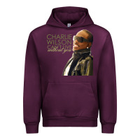Mauve Wine Charlie Wilson Urban Hoodie - linhVisuals