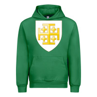 Emerald arms of the kingdom of jerusalem Urban Hoodie - linhVisuals