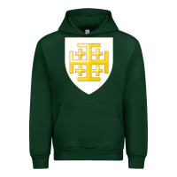 Forest Green arms of the kingdom of jerusalem Urban Hoodie - linhVisuals