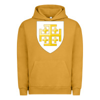 Pigment Peanut Butter arms of the kingdom of jerusalem Urban Hoodie - linhVisuals