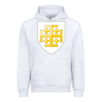 White arms of the kingdom of jerusalem Urban Hoodie - linhVisuals