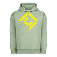 Pigment Oil Green corridor crew Urban Hoodie - linhVisuals