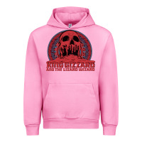Fuchsia Pink crumbling castle   king gizzard and the lizard wizard Urban Hoodie - linhVisuals