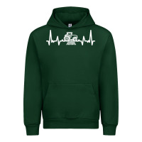 Forest Green tractor Urban Hoodie - linhVisuals