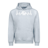 Heather Grey tractor Urban Hoodie - linhVisuals