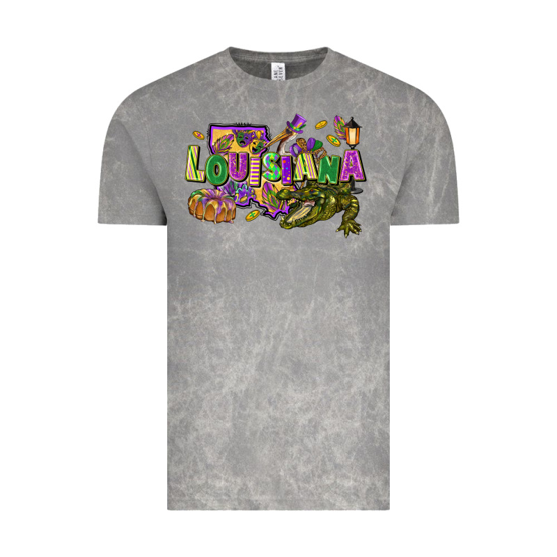 Louisiana Mardi Gras Vintage Tee by FaDigitalArtStudio | Teevron