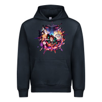 Navy kimetsu no yaibathe hinokami chronicles Urban Hoodie - linhVisuals