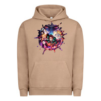 Pigment Burro kimetsu no yaibathe hinokami chronicles Urban Hoodie - linhVisuals