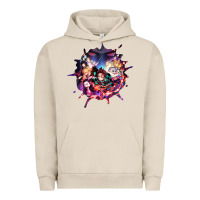 Pigment French Oak kimetsu no yaibathe hinokami chronicles Urban Hoodie - linhVisuals