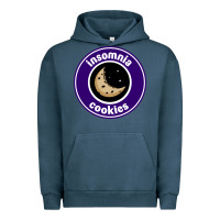 Pigment Midnight Navy suitable-insomnia-cookies-worn Urban Hoodie - linhVisuals
