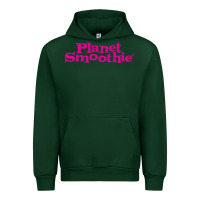 Forest Green suitable-planet-smoothie-worn Urban Hoodie - linhVisuals