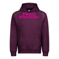 Mauve Wine suitable-planet-smoothie-worn Urban Hoodie - linhVisuals