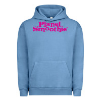 Pigment Pebble Blue suitable-planet-smoothie-worn Urban Hoodie - linhVisuals