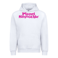 White suitable-planet-smoothie-worn Urban Hoodie - linhVisuals