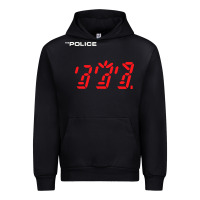Black the police   ghost in the machine Urban Hoodie - linhVisuals