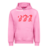 Fuchsia Pink the police   ghost in the machine Urban Hoodie - linhVisuals