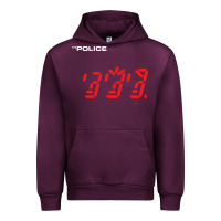 Mauve Wine the police   ghost in the machine Urban Hoodie - linhVisuals