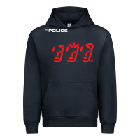 Navy the police   ghost in the machine Urban Hoodie - linhVisuals