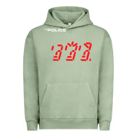 Pigment Oil Green the police   ghost in the machine Urban Hoodie - linhVisuals