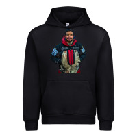 Black nimsdai purja Urban Hoodie - linhVisuals