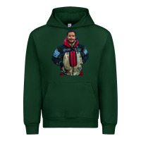 Forest Green nimsdai purja Urban Hoodie - linhVisuals