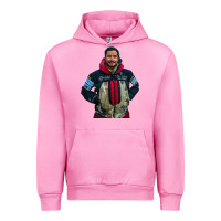 Fuchsia Pink nimsdai purja Urban Hoodie - linhVisuals