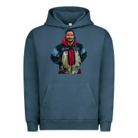 Pigment Midnight Navy nimsdai purja Urban Hoodie - linhVisuals