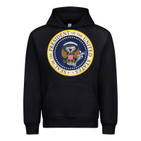 Black fake presidential seal Urban Hoodie - linhVisuals