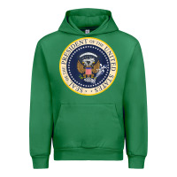 Emerald fake presidential seal Urban Hoodie - linhVisuals