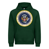 Forest Green fake presidential seal Urban Hoodie - linhVisuals