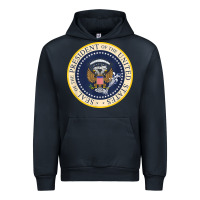 Navy fake presidential seal Urban Hoodie - linhVisuals